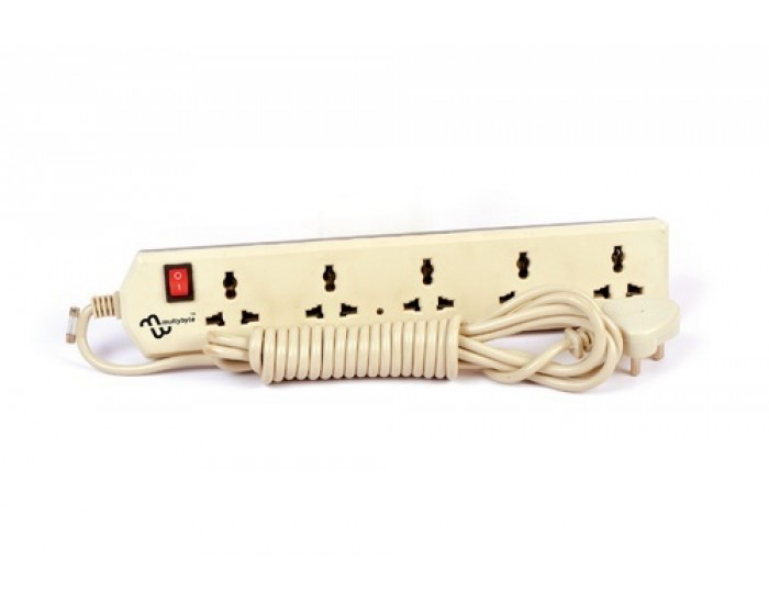 MULTYBYTE SPIKE 5 SOCKET 1 SWITCH 2.0M